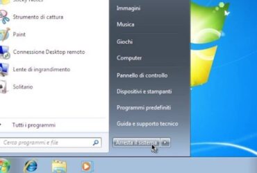 Windows 7 non si spegne