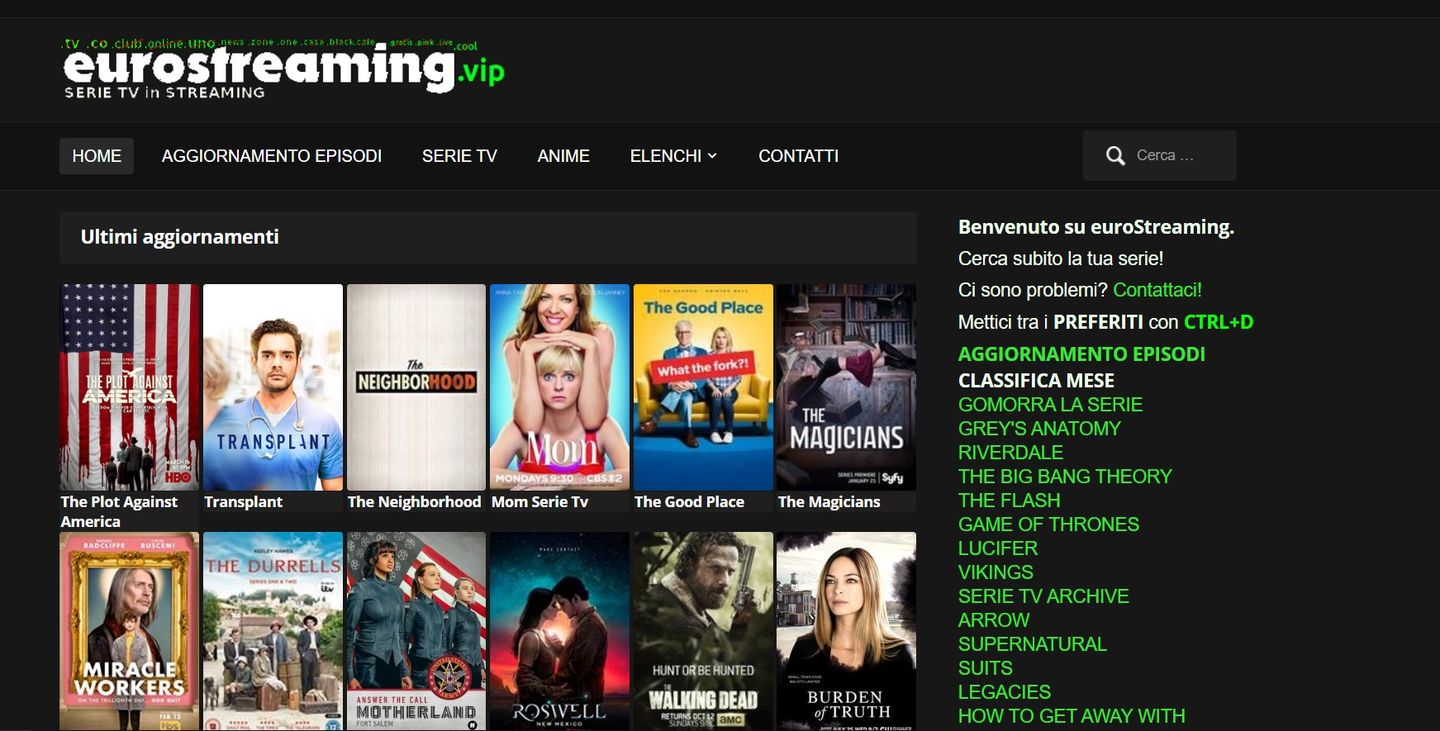 Eurostreaming Serie Tv Complete E Film In Streaming Gratis