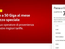 Pagina Offerte Tariffe Vodafone