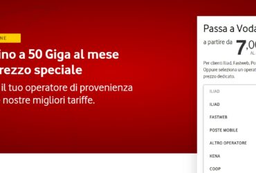 Pagina Offerte Tariffe Vodafone