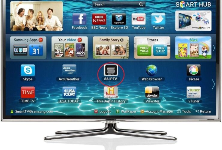 SS IPTV Smart TV Samsung