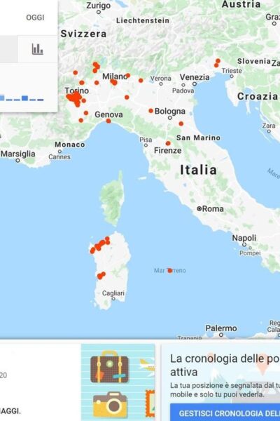 Cronologia Spostamenti Google Maps
