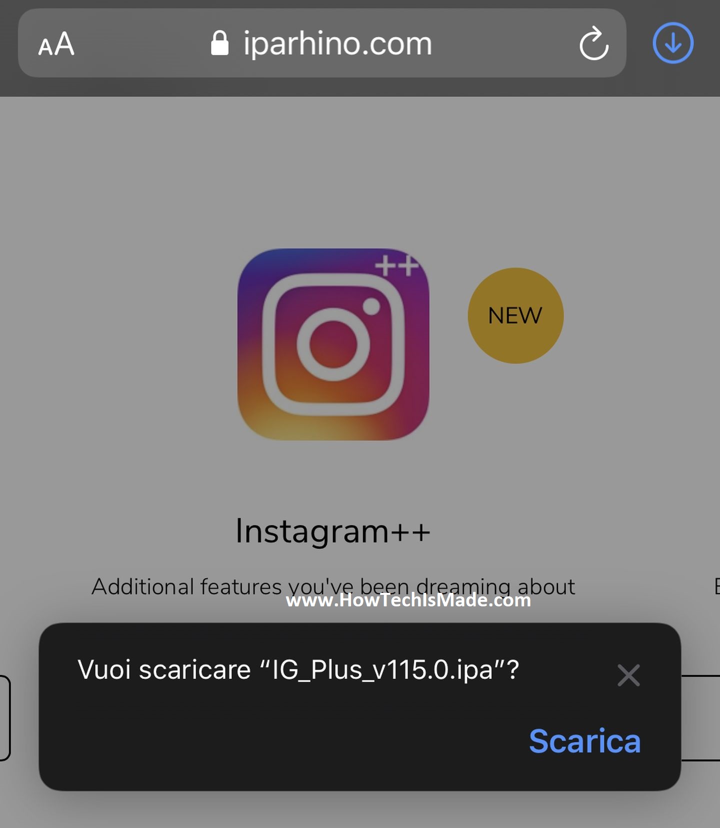 Come scaricare IPA su iPhone e iPad con IPARHINO HowTechIsMade Come scaricare IPA su iPhone e iPad con IPARHINO HowTechIsMade