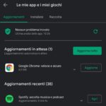 Problema Play Store Aggiornamento Infinito App Aggiorna
