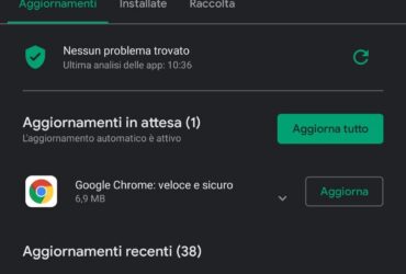 Problema Play Store Aggiornamento Infinito App Aggiorna