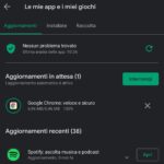 Problema Play Store Aggiornamento Infinito App 100%