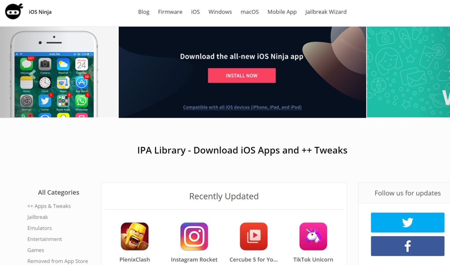 Come scaricare IPA su iPhone e iPad con iOS Ninja HowTechIsMade Come scaricare IPA su iPhone e iPad con iOS Ninja HowTechIsMade