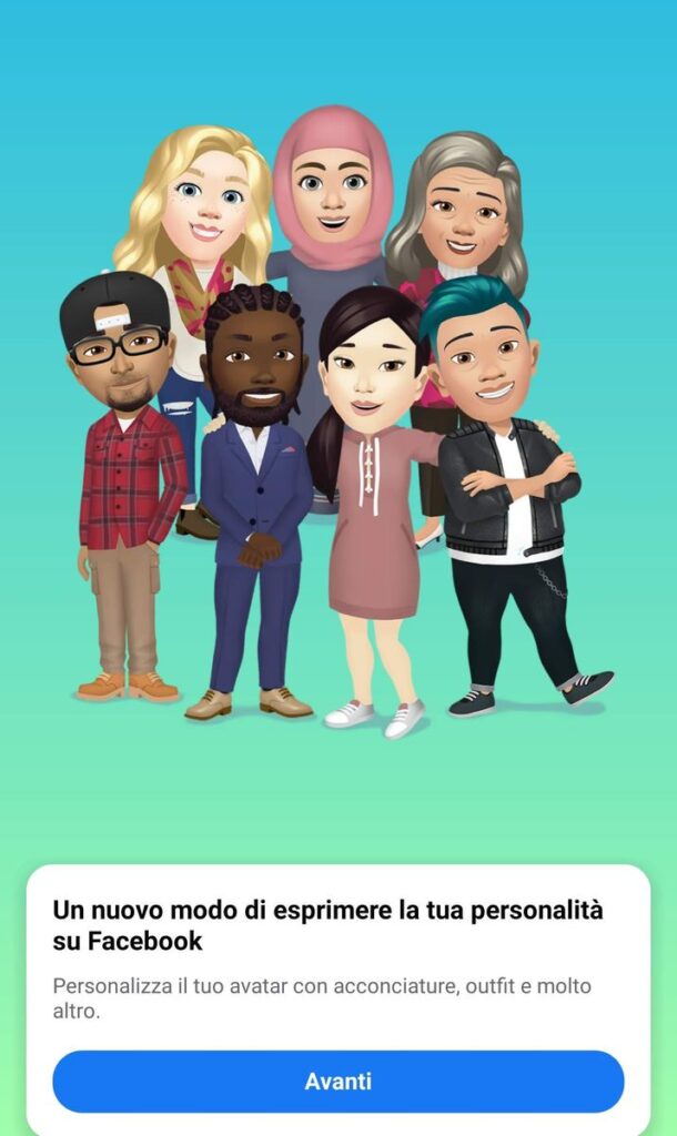 Avatar Facebook Step 1