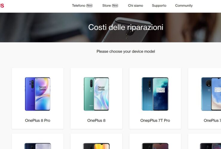 OnePlus Costo Riparazioni