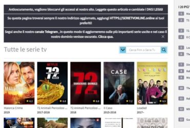 SerieTvOnline nuovo indirizzo
