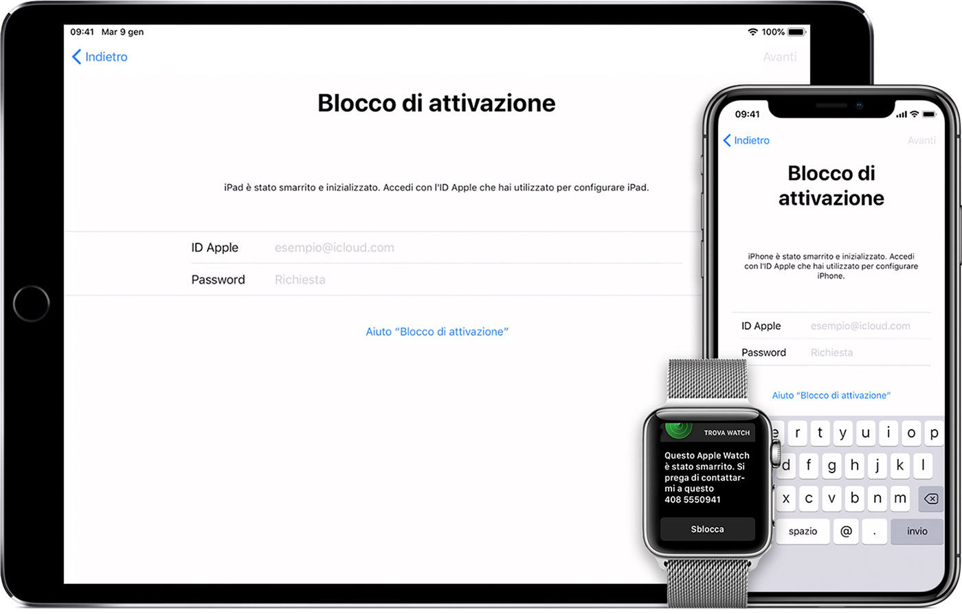Blocco iCloud