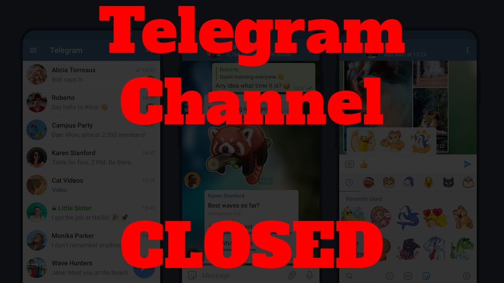 Telegram Canali Chiusi