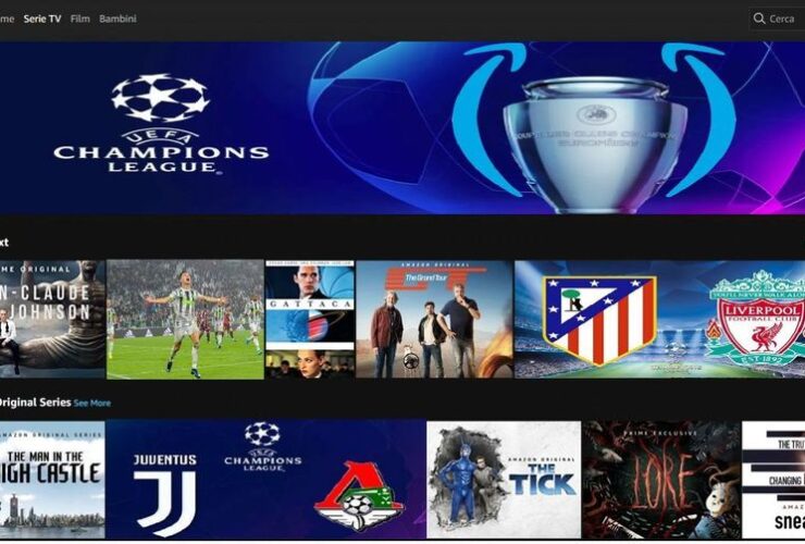 Amazon Prime Video Champions League