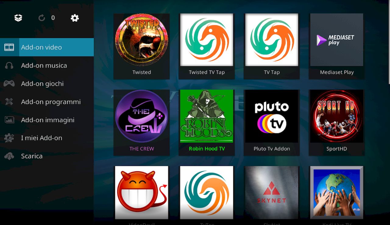 TWISTED TV Tap Kodi Addons