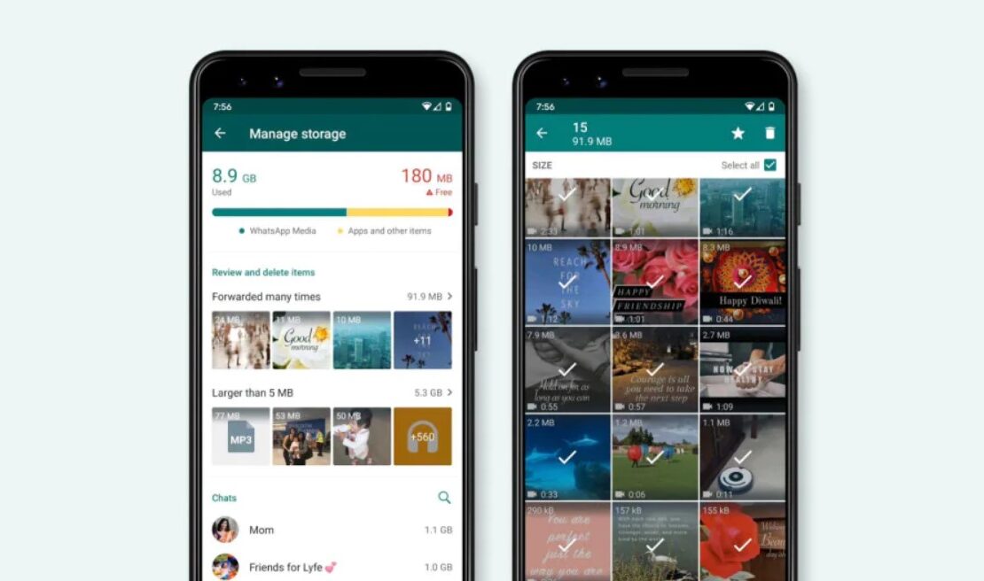 WhatsApp Liberare Spazio