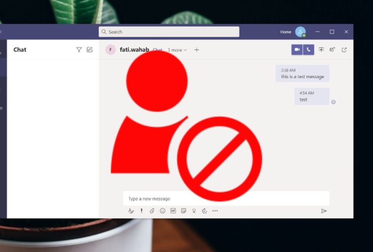 Bloccare Contatto Microsoft Teams