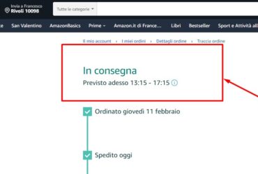 Previsione Consegna Amazon