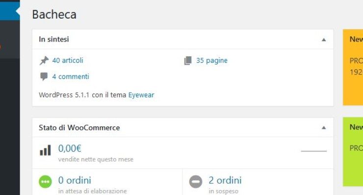 Bacheca Wordpress