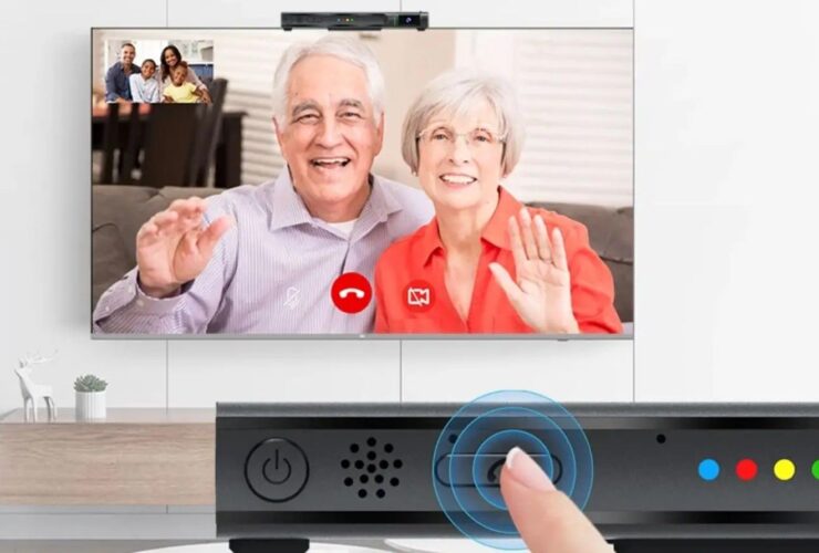 Mecool Now Android TV con WebCam