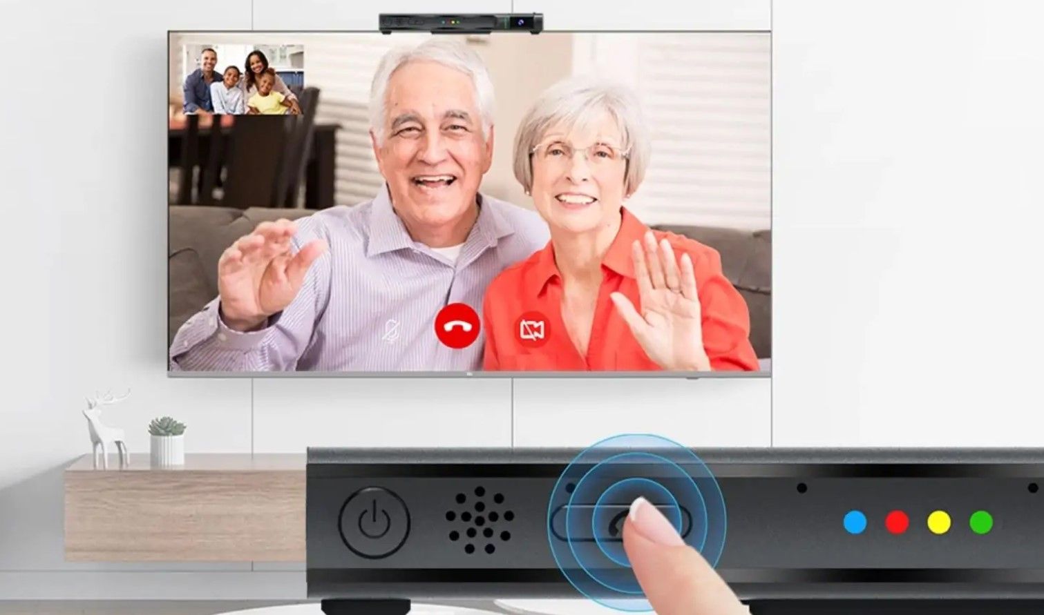Mecool Now Android TV con WebCam