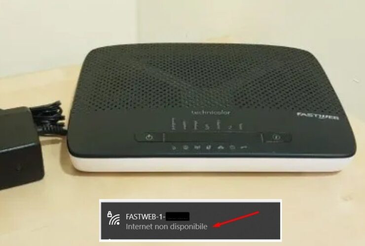 Modem Fastweb si Riavvia
