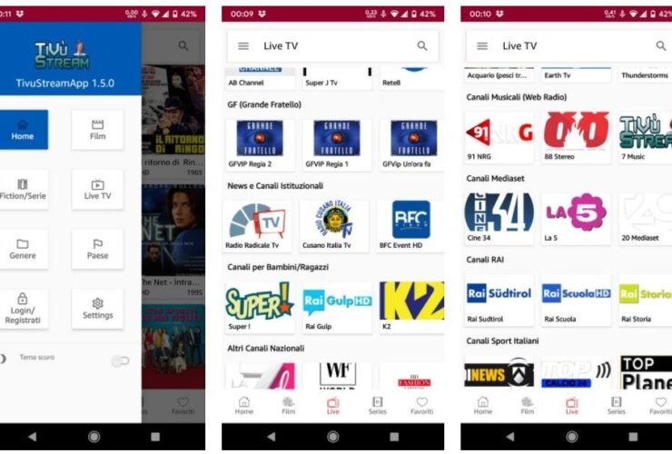 TiVuStream App Android