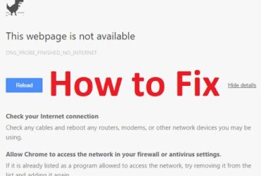 DNS_PROBE_FINISHED_NO_INTERNET