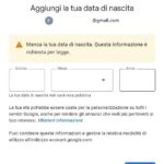 Data di Nascita Google