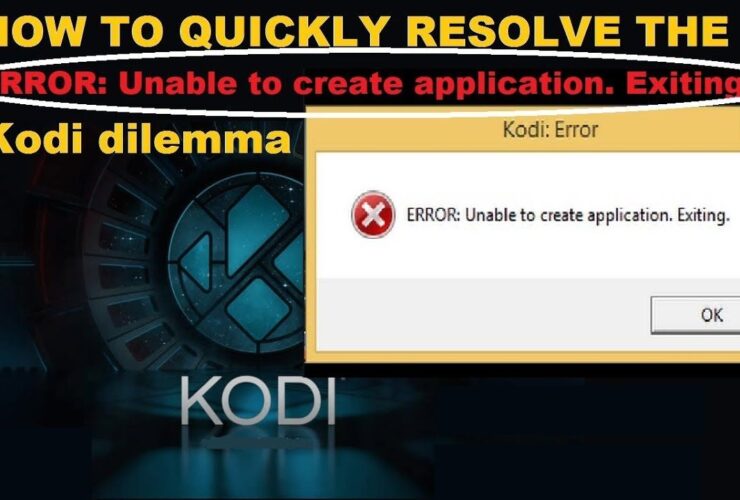 Kodi ERROR Unable to create applications. Exiting Soluzione