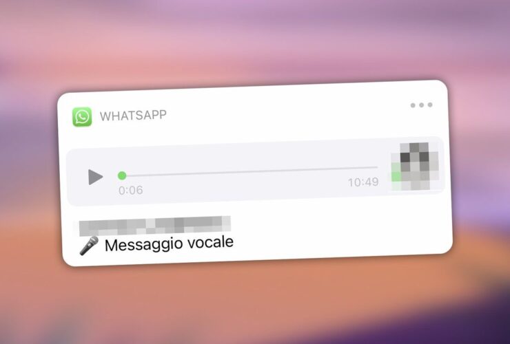 Messaggio Vocale WhatsApp