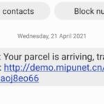Pacco DHL SMS Virus