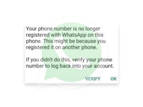 WhatsApp Account Sospeso