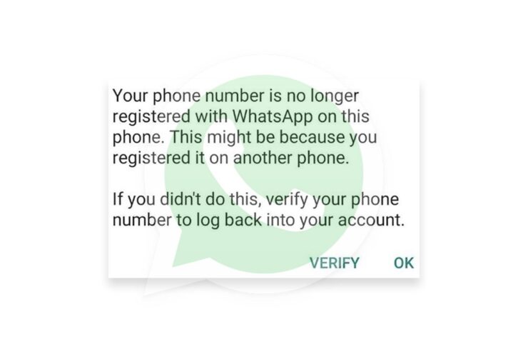 WhatsApp Account Sospeso