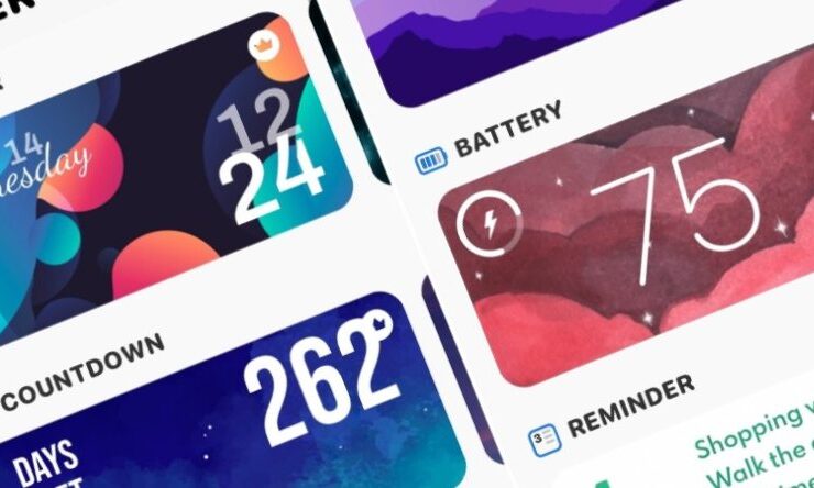 Widget Batteria iPhone iPad