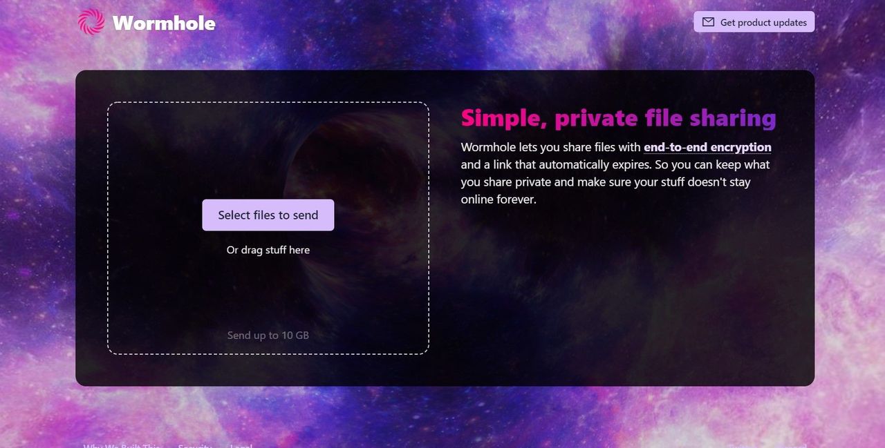 Wormhole Sharing File