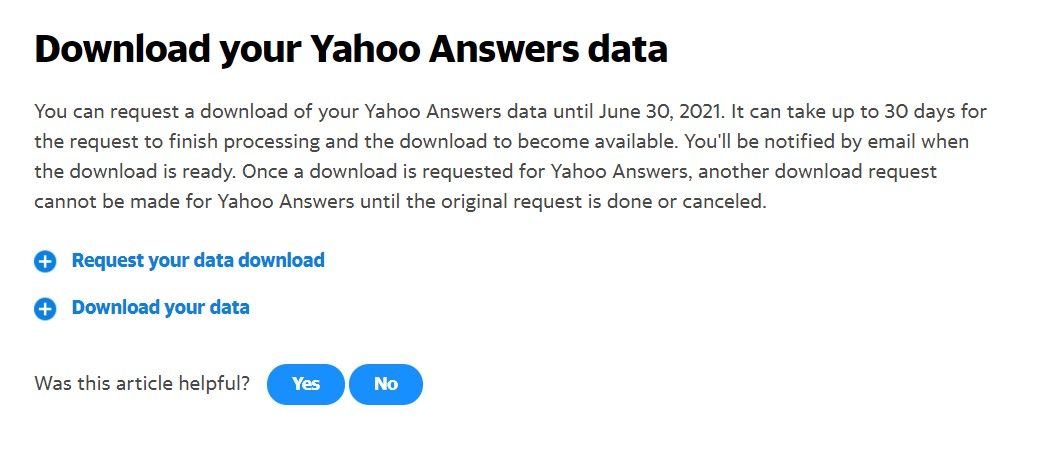 Yahoo Answers Download