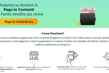 Come pagare in Contanti su Amazon