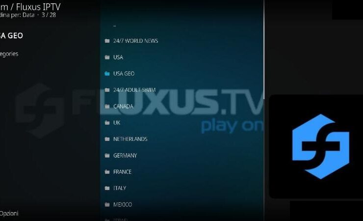 Fluxus IPTV Kodi