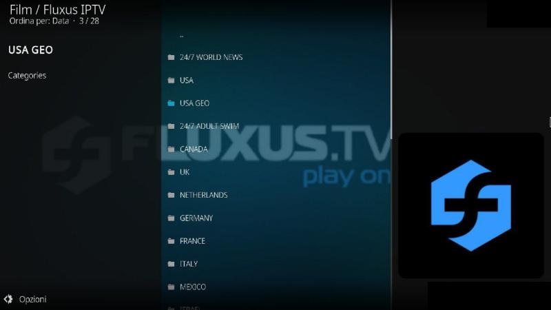 Fluxus IPTV Kodi