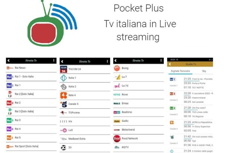 Pocket Plus Tv Italiana Android
