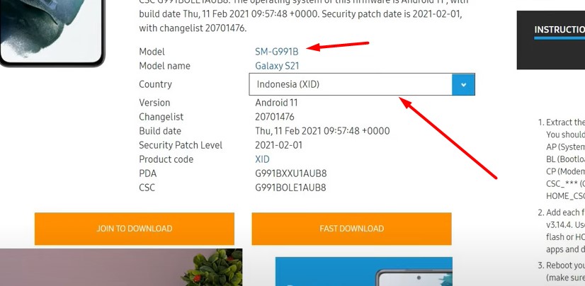 SamMobile CSC Corretto