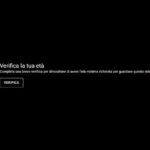 Verifica la Tua Età YouTube