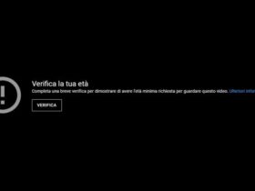 Verifica la Tua Età YouTube