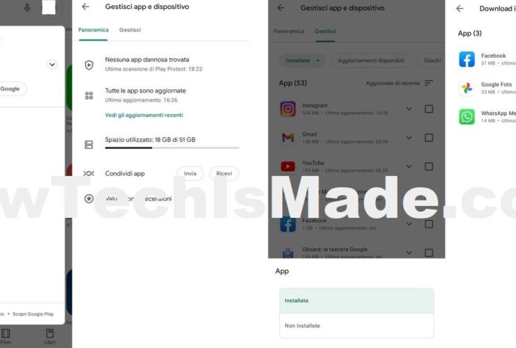 Aggiornamento Play Store Giugno 2021