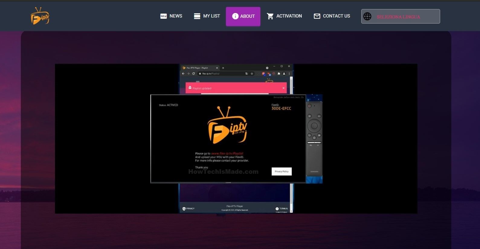 Flex IPTV Player Cover