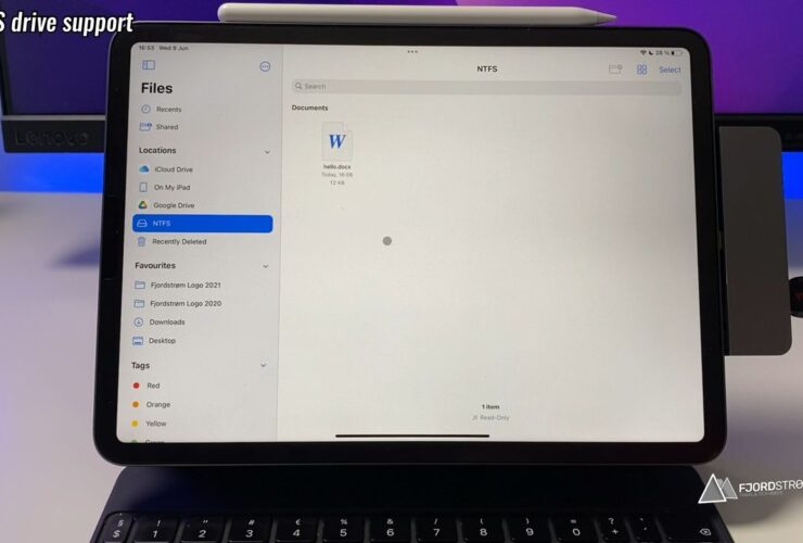 NTFS iPad Support