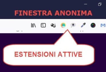 Usare Estensioni Browser in Modalità Anonima