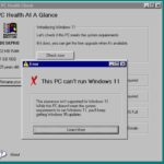 Windows 11 Error Compatibility