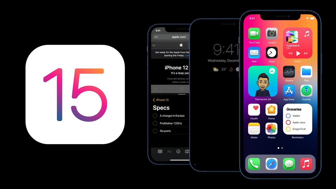 iOS 15 Novità