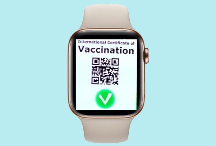 Green Pass Apple Watch